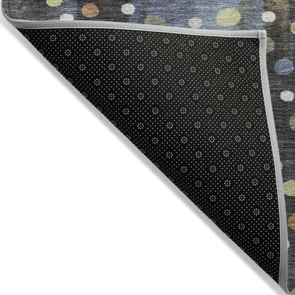 Machine Washable Indoor/Outdoor Chantille ACN2213 Denim 8' x 10' Rug