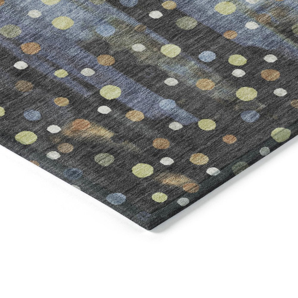 Machine Washable Indoor/Outdoor Chantille ACN2213 Denim 8' x 10' Rug