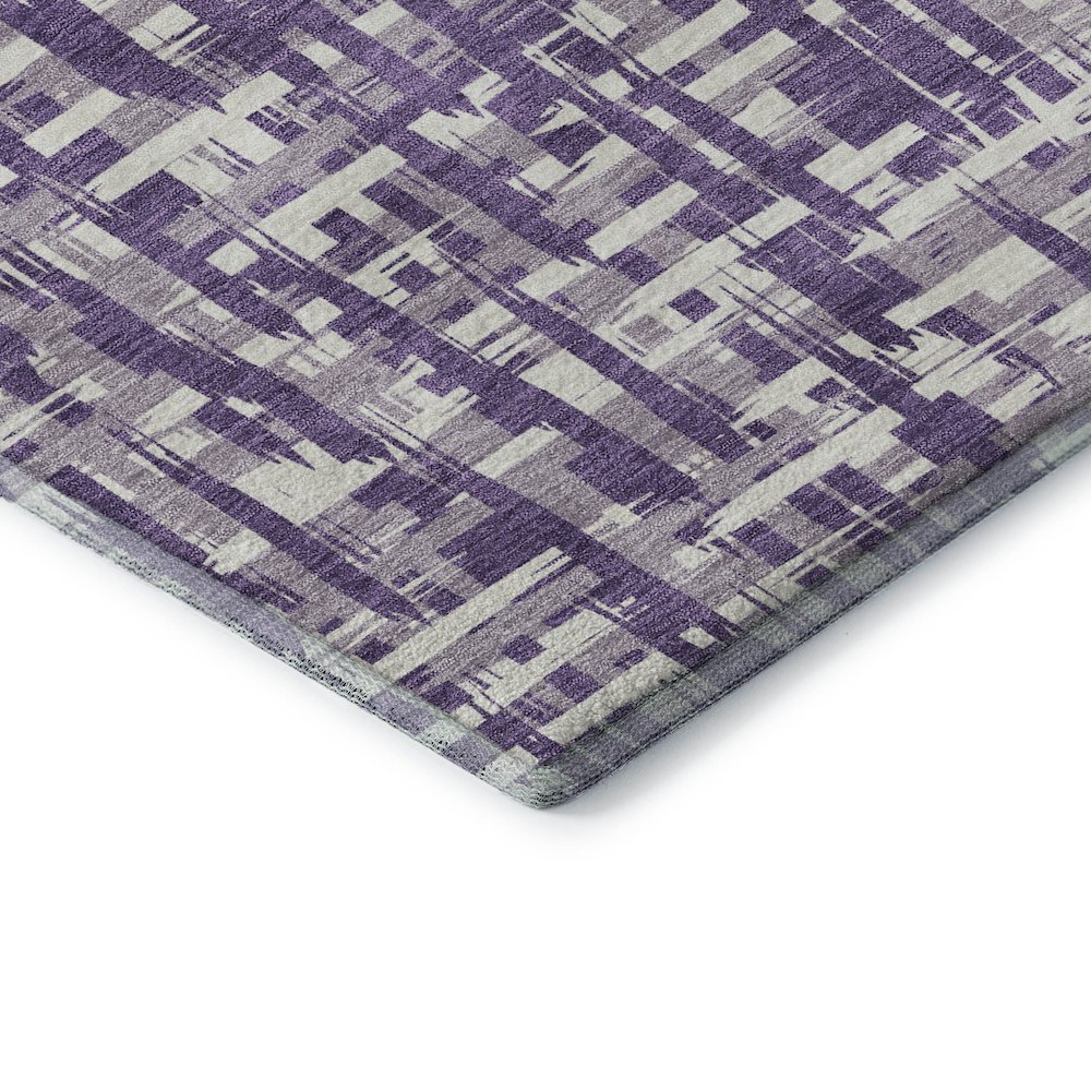 Premium Machine Washable Mayfield AMF1059 Purple 8' x 10' Rug