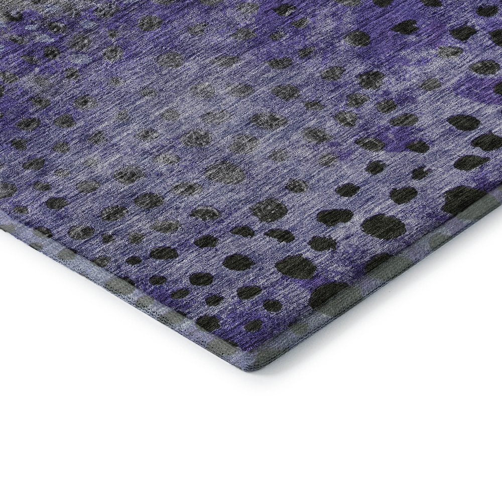 Premium Machine Washable Mayfield AMF1074 Purple 8' x 10' Rug
