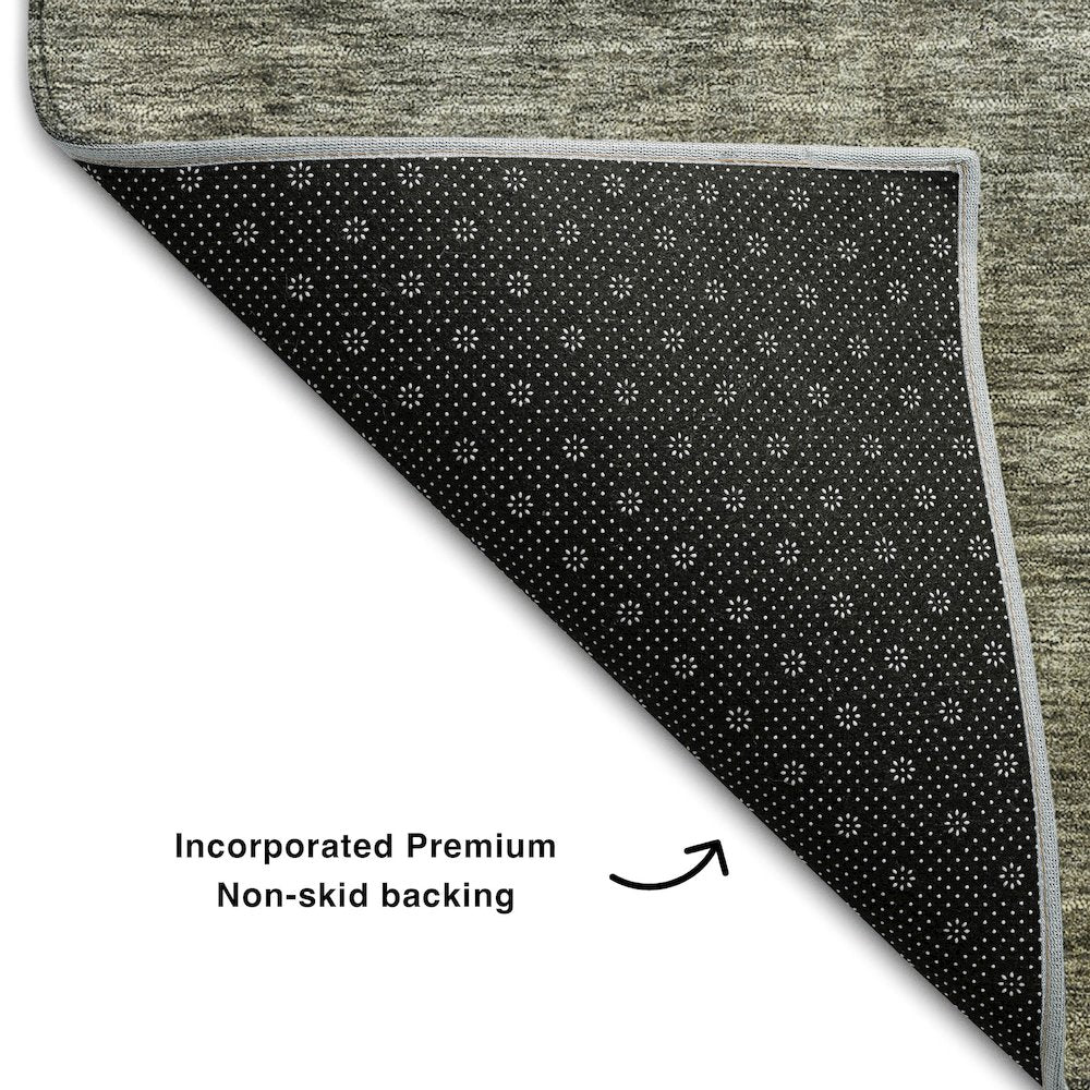 Premium Machine Washable Mayfield AMF1096 Taupe 8' x 10' Rug