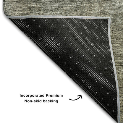 Premium Machine Washable Mayfield AMF1096 Taupe 8' x 10' Rug