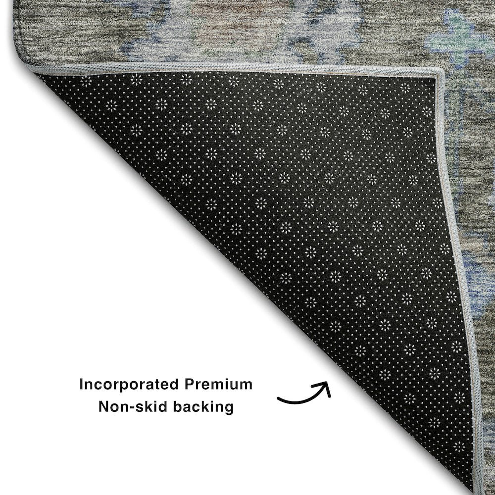 Premium Machine Washable Mayfield AMF1108 Taupe 8' x 10' Rug
