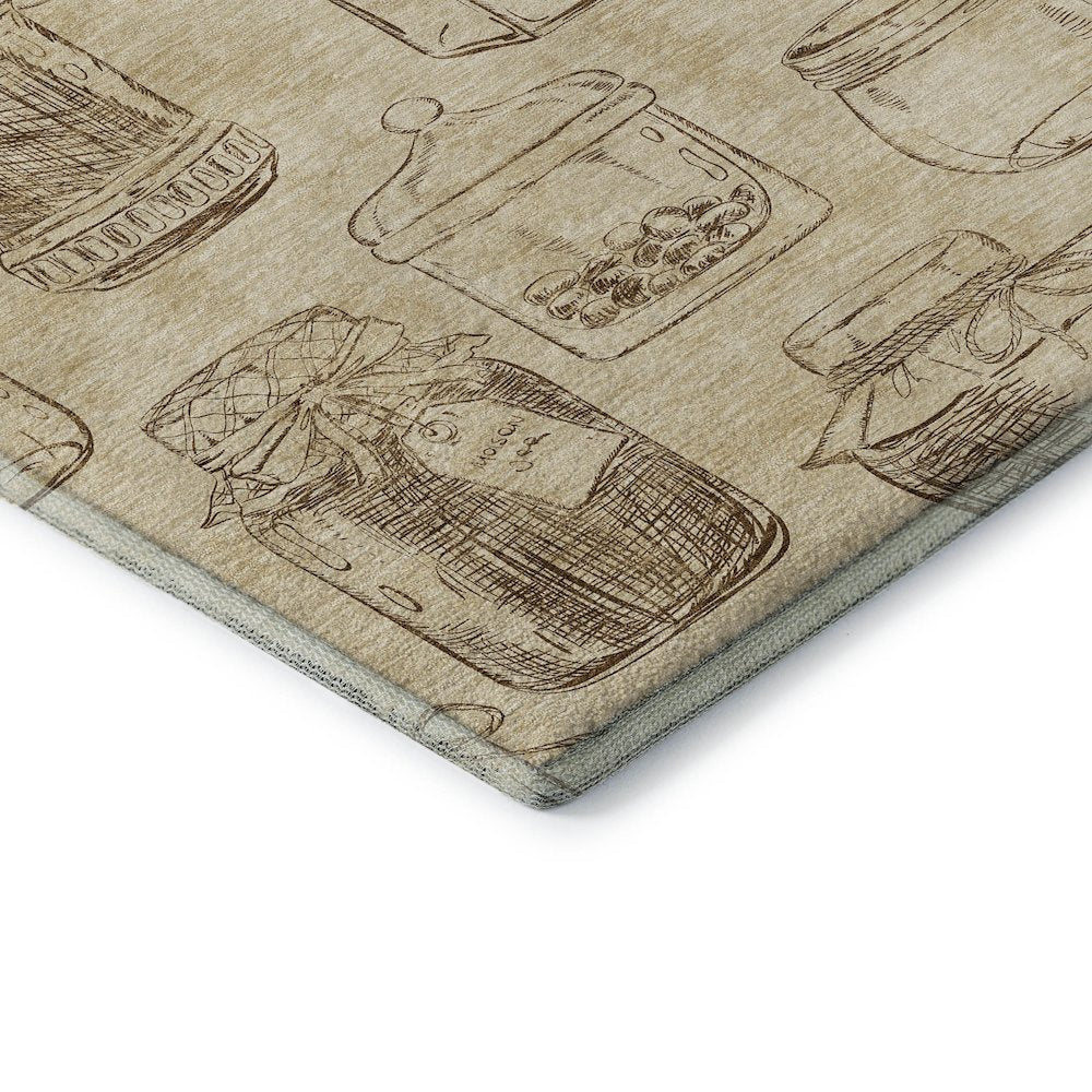 Premium Machine Washable Mayfield  Beige 8' x 10' Rug