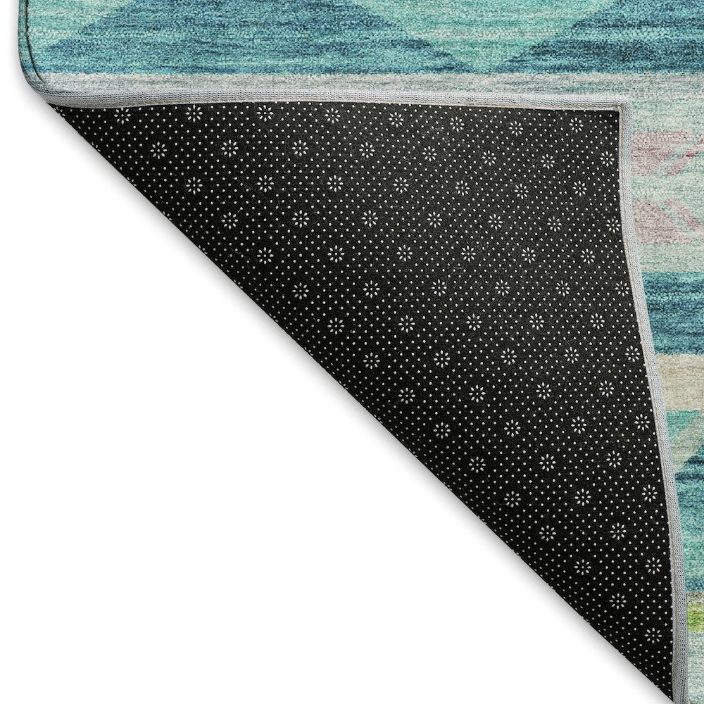 Premium Machine Washable Mayfield  Peacock 8' x 10' Rug