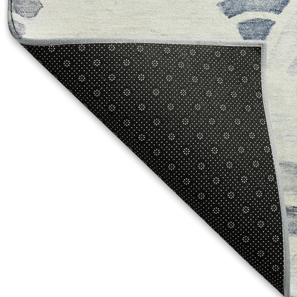 Premium Machine Washable Mayfield  Blue 8' x 10' Rug