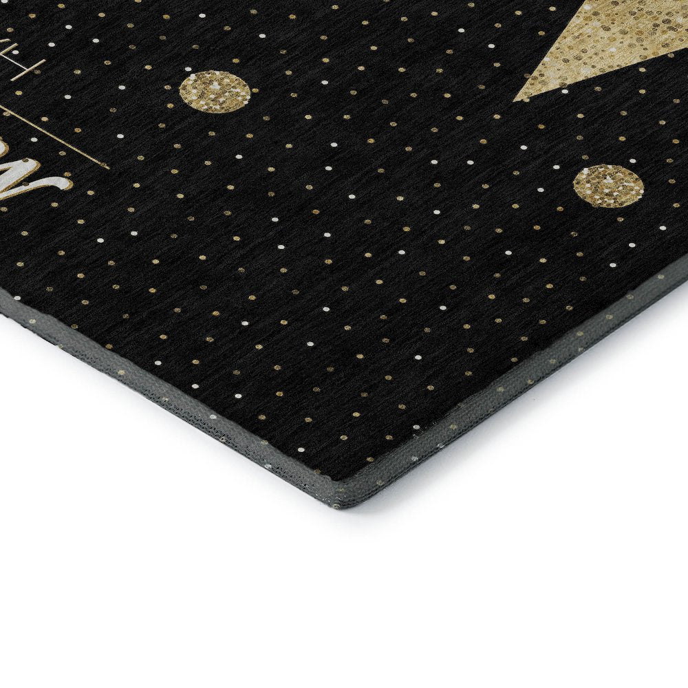 Premium Machine Washable Mayfield  Midnight 8' x 10' Rug