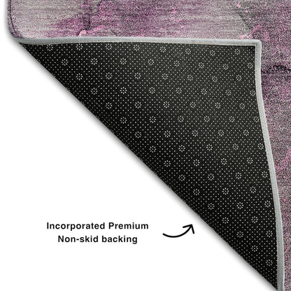 Premium Machine Washable Mayfield  Pink 8' x 10' Rug