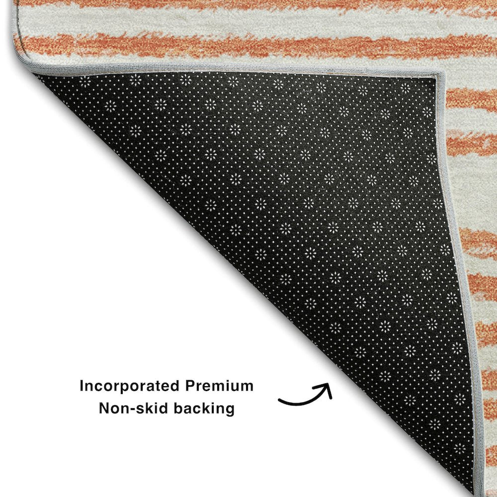 Premium Machine Washable Mayfield  Salmon 8' x 10' Rug