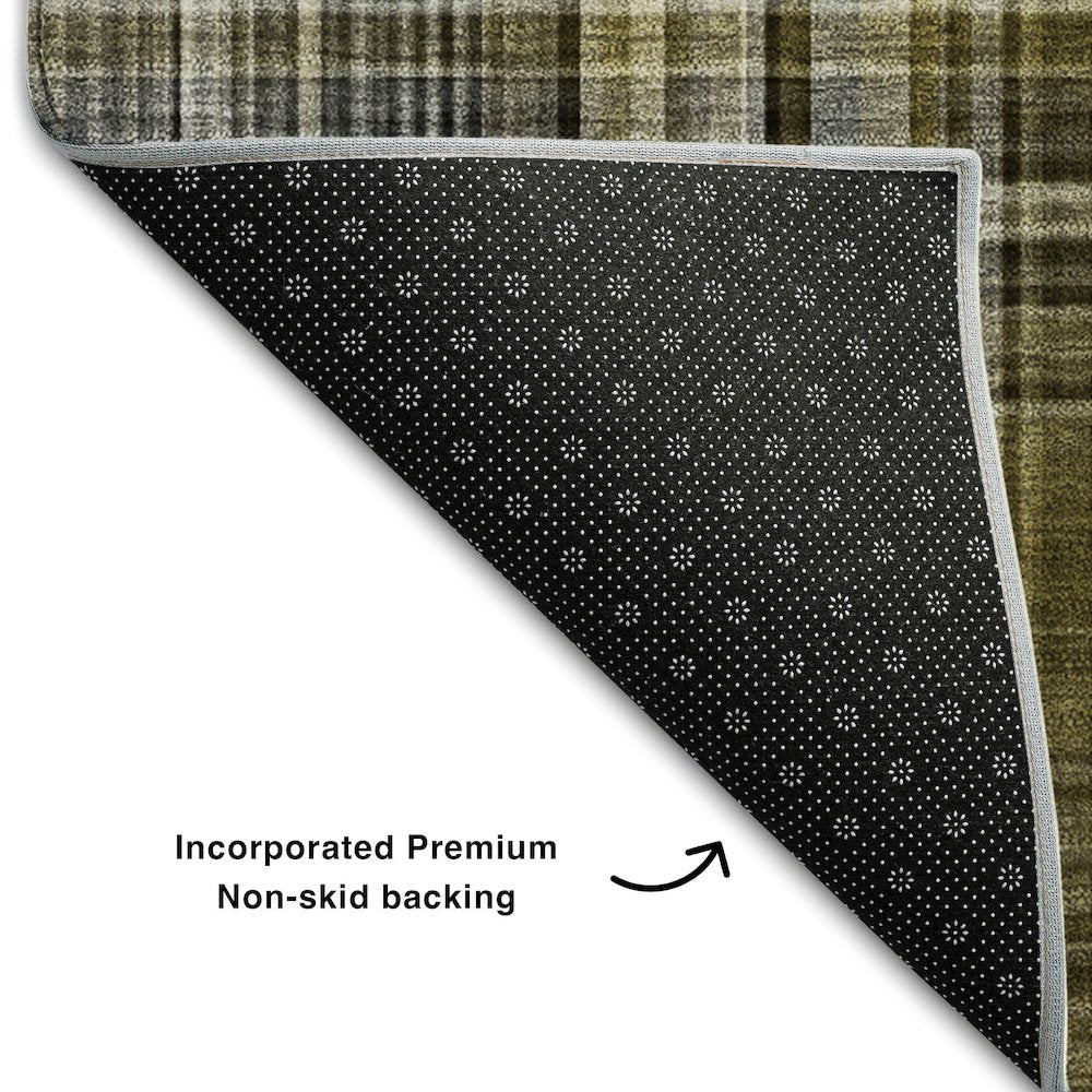 Premium Machine Washable Mayfield  Taupe 8' x 10' Rug