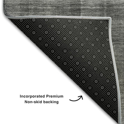 Premium Machine Washable Mayfield  Gray 8' x 10' Rug