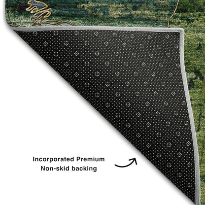 Premium Machine Washable Mayfield  Taupe 8' x 10' Rug