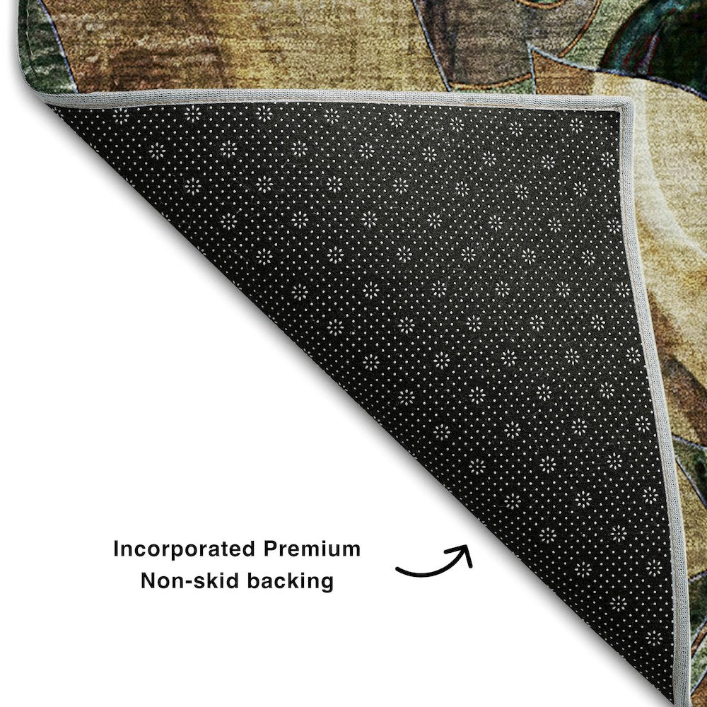 Premium Machine Washable Mayfield  Beige 8' x 10' Rug