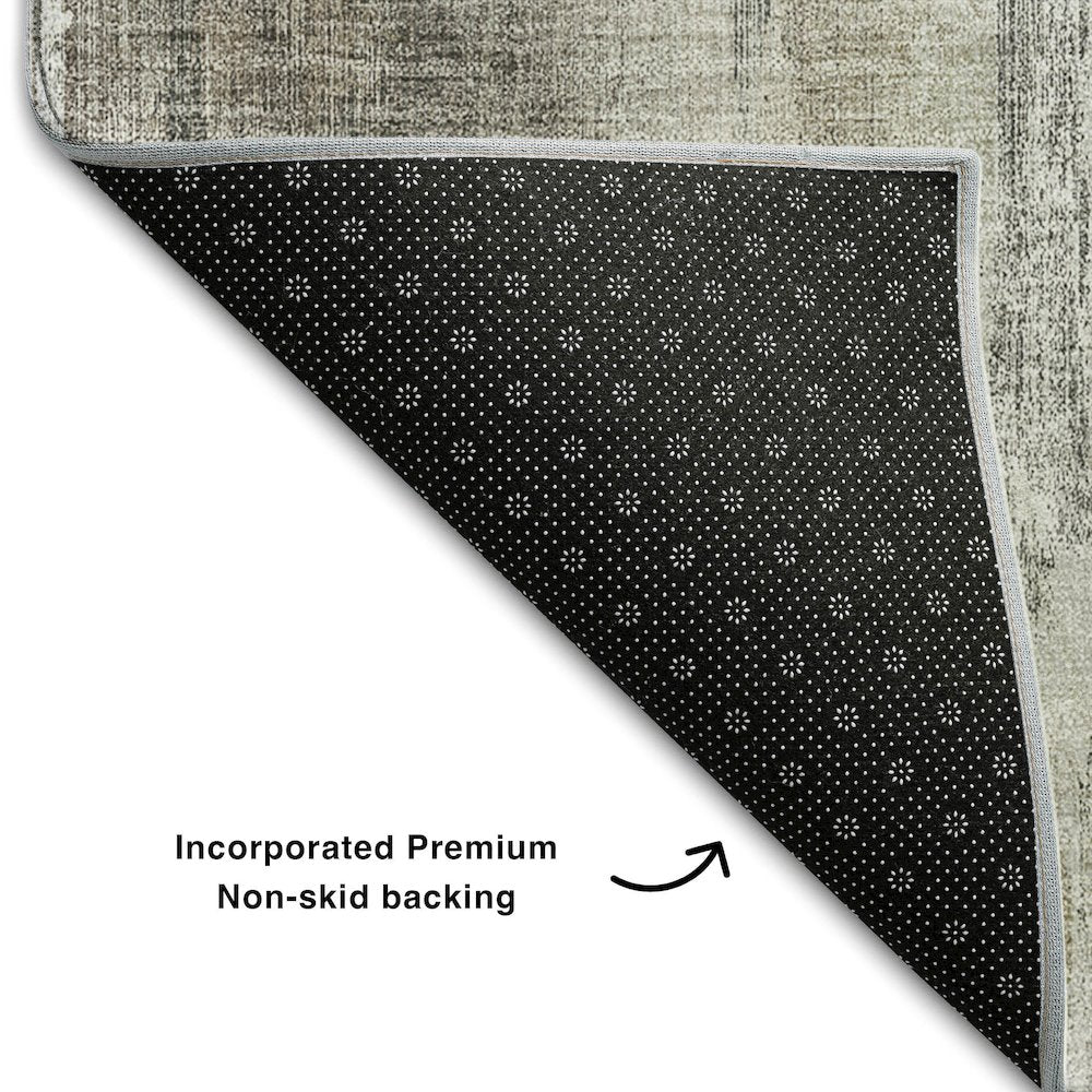 Premium Machine Washable Mayfield  Taupe 8' x 10' Rug