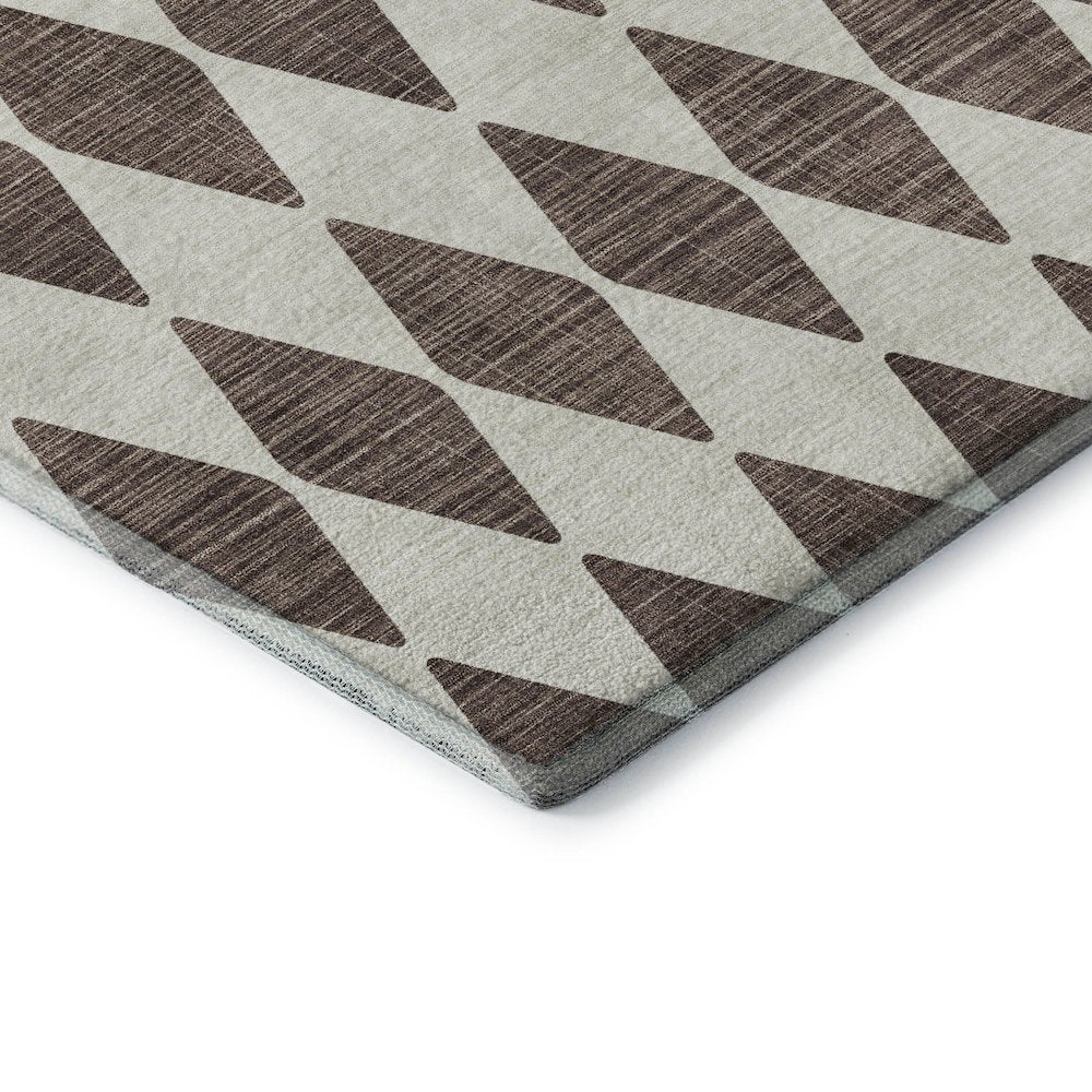 Premium Machine Washable Mayfield  Brown 8' x 10' Rug