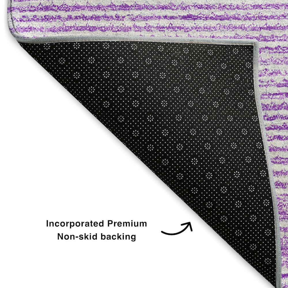 Premium Machine Washable Mayfield  Lavender 8' x 10' Rug