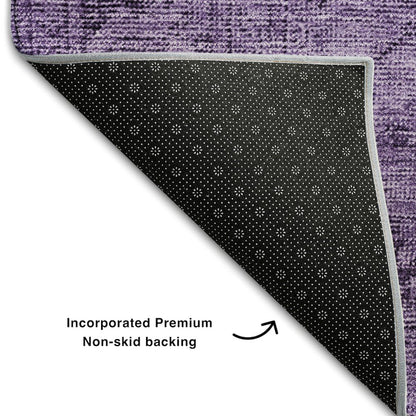 Premium Machine Washable Mayfield AMF658 Purple 8' x 10' Rug