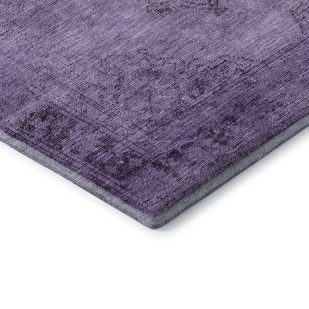 Premium Machine Washable Mayfield AMF658 Purple 8' x 10' Rug