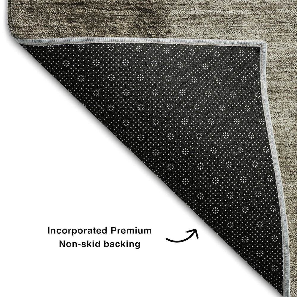 Premium Machine Washable Mayfield AMF690 Taupe 8' x 10' Rug
