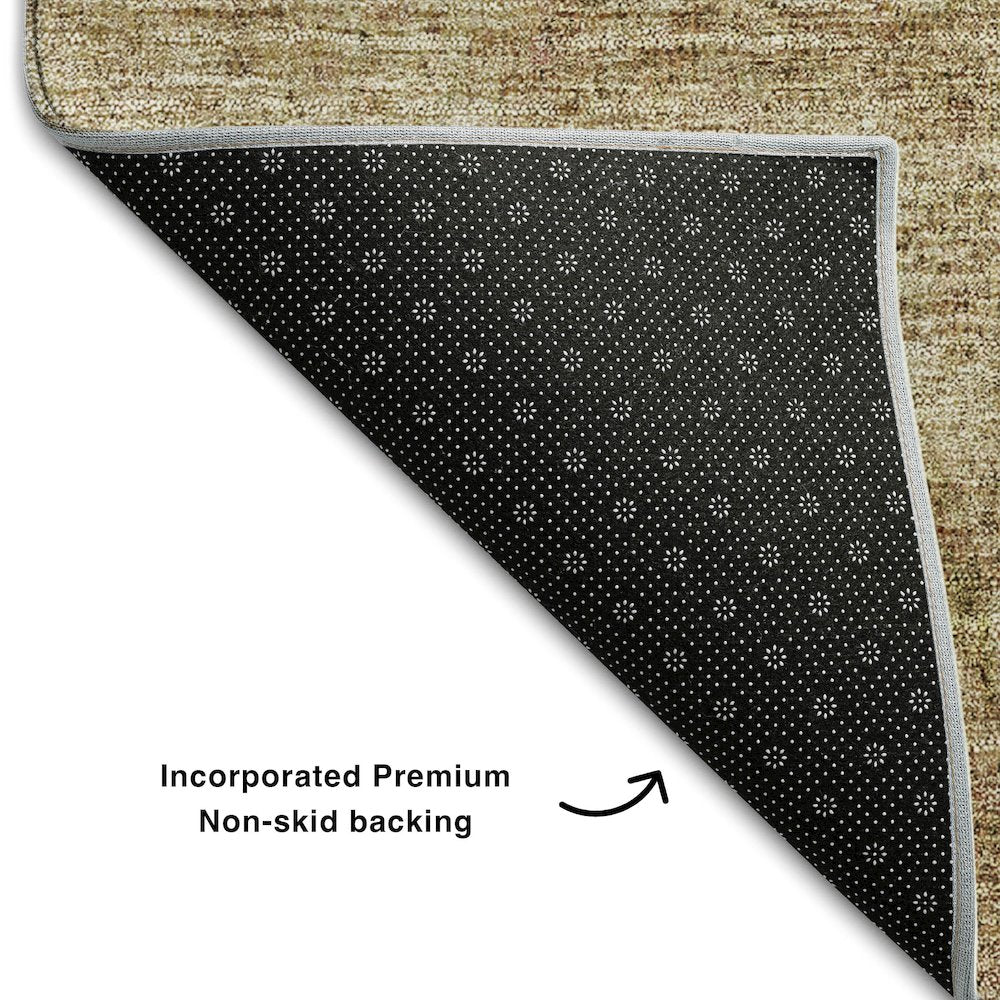 Premium Machine Washable Mayfield AMF696 Taupe 8' x 10' Rug