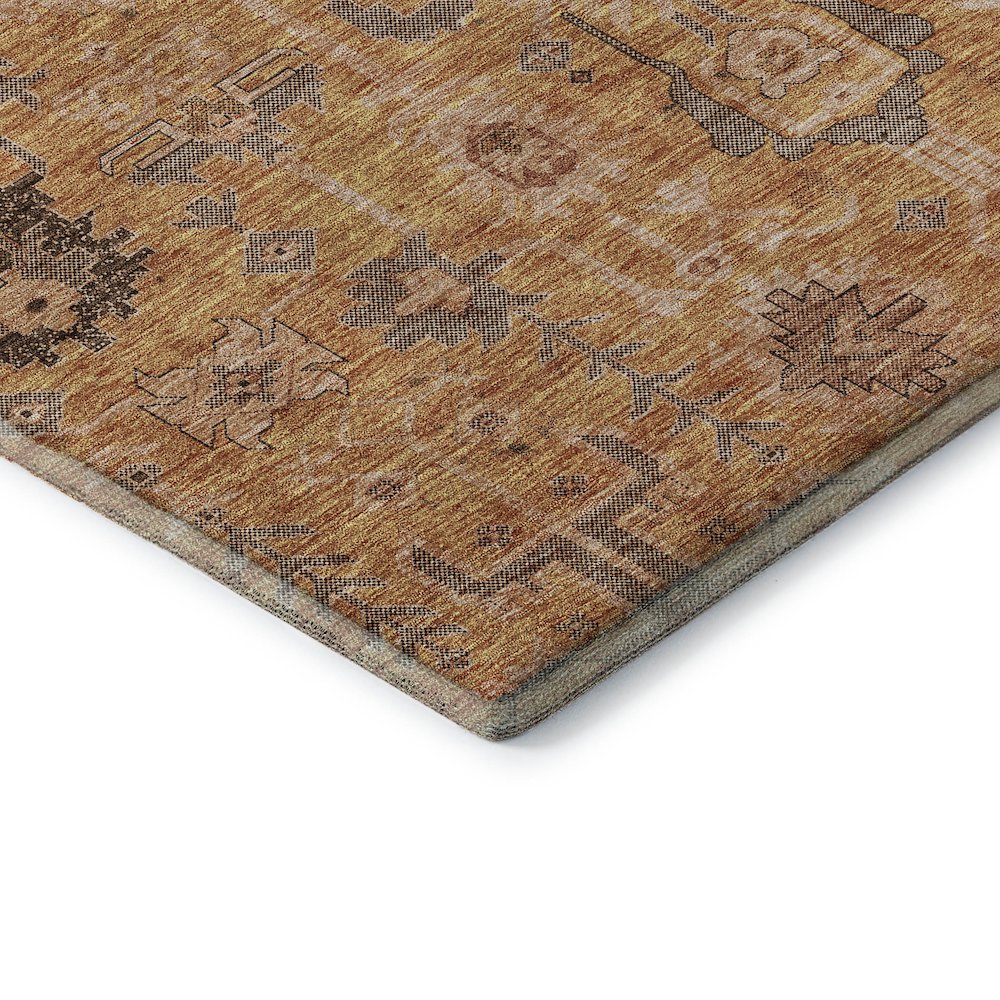 Premium Machine Washable Mayfield AMF697 Terracotta 8' x 10' Rug