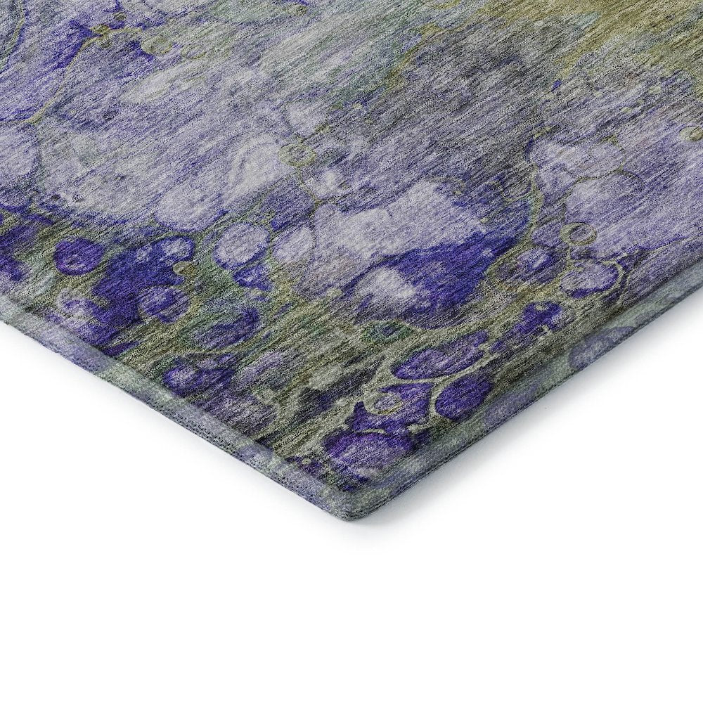 Premium Machine Washable Mayfield AMF698 Aloe 8' x 10' Rug