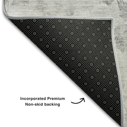 Premium Machine Washable Mayfield AMF724 Gray 8' x 10' Rug
