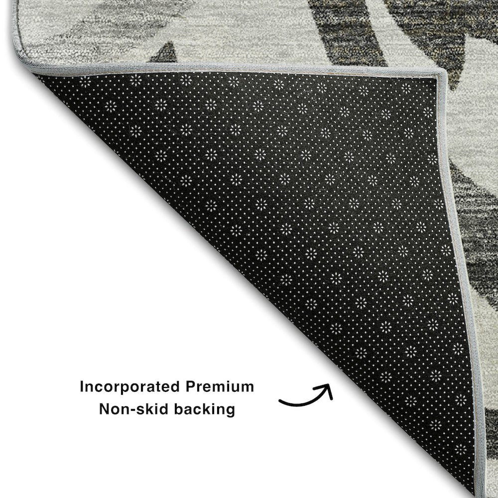 Premium Machine Washable Mayfield AMF764 Gray 8' x 10' Rug