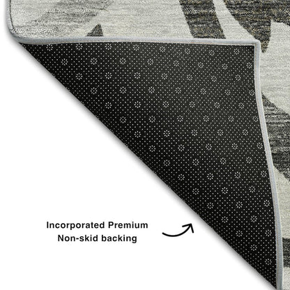 Premium Machine Washable Mayfield AMF764 Gray 8' x 10' Rug