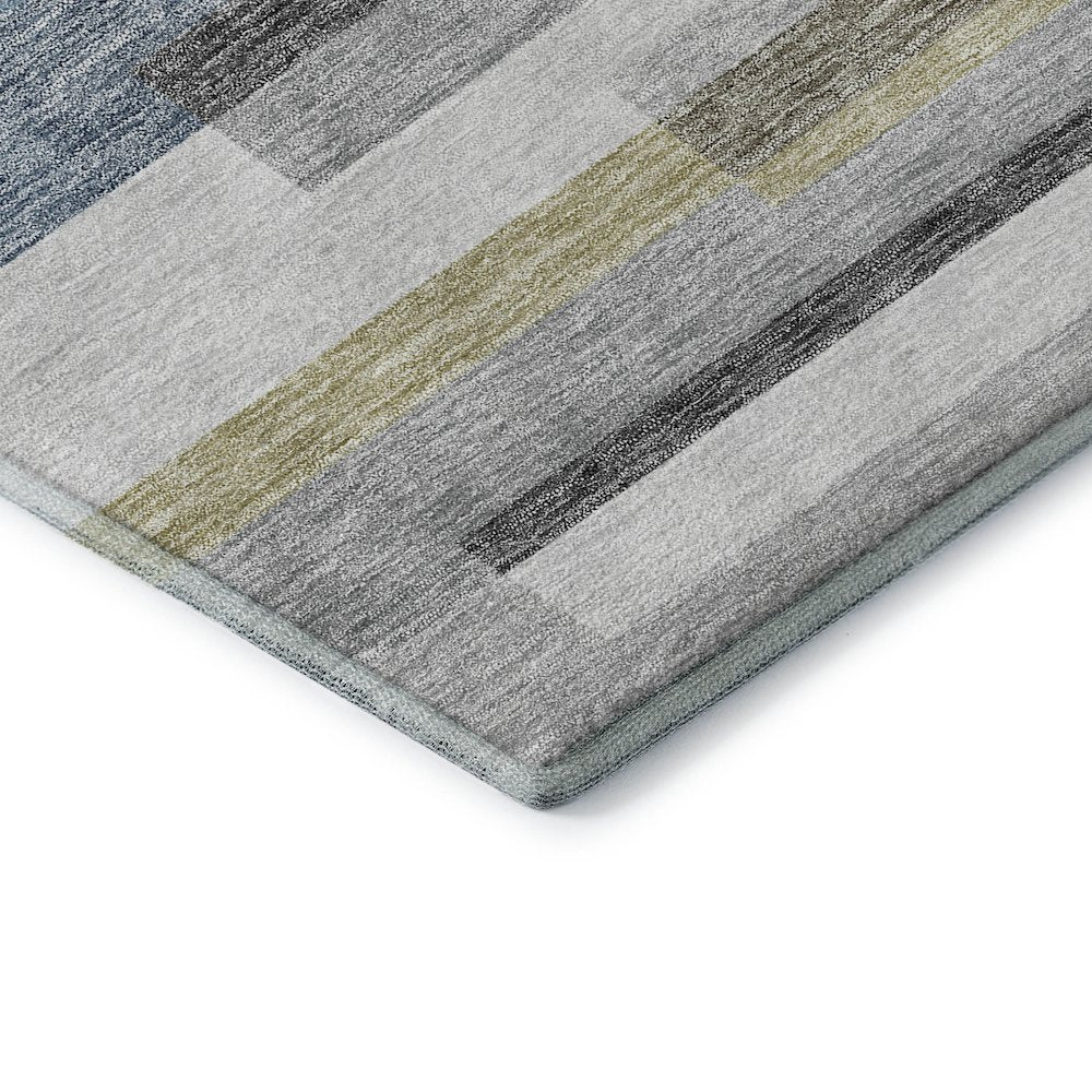 Premium Machine Washable Mayfield AMF766 Gray 8' x 10' Rug