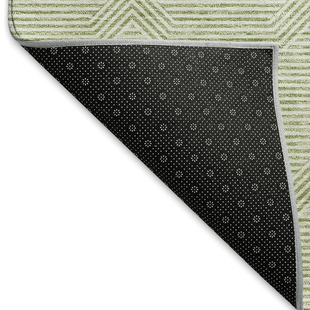 Premium Machine Washable Mayfield AMF910 Aloe 8' x 10' Rug