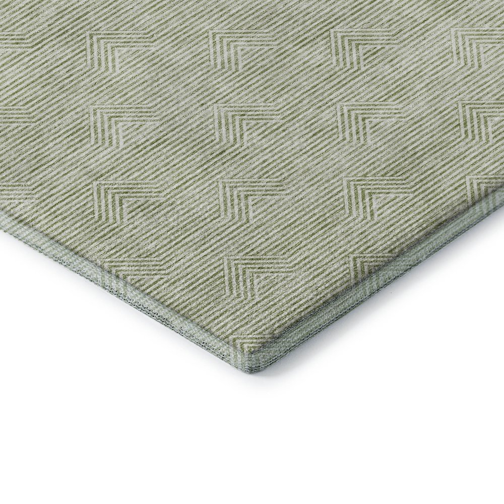 Premium Machine Washable Mayfield AMF910 Aloe 8' x 10' Rug