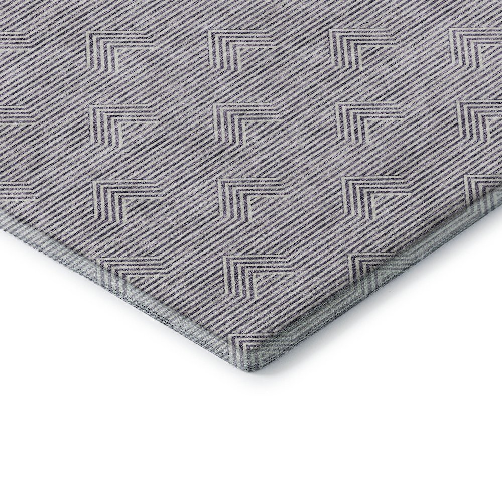 Premium Machine Washable Mayfield AMF910 Purple 8' x 10' Rug