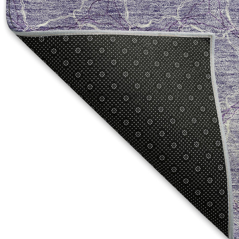 Premium Machine Washable Mayfield AMF960 Lavender 8' x 10' Rug