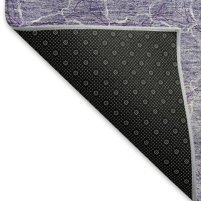 Premium Machine Washable Mayfield AMF960 Lavender 8' x 10' Rug