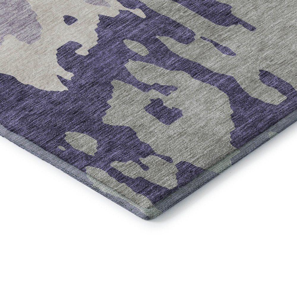 Premium Machine Washable Mayfield AMF961 Purple 8' x 10' Rug