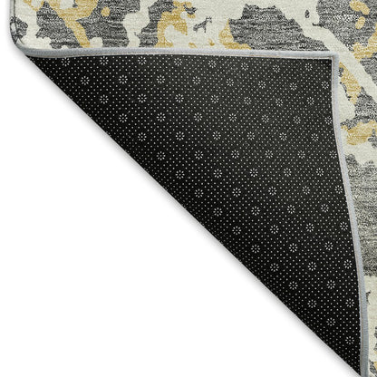 Premium Machine Washable Mayfield AMF969 Gray 8' x 10' Rug