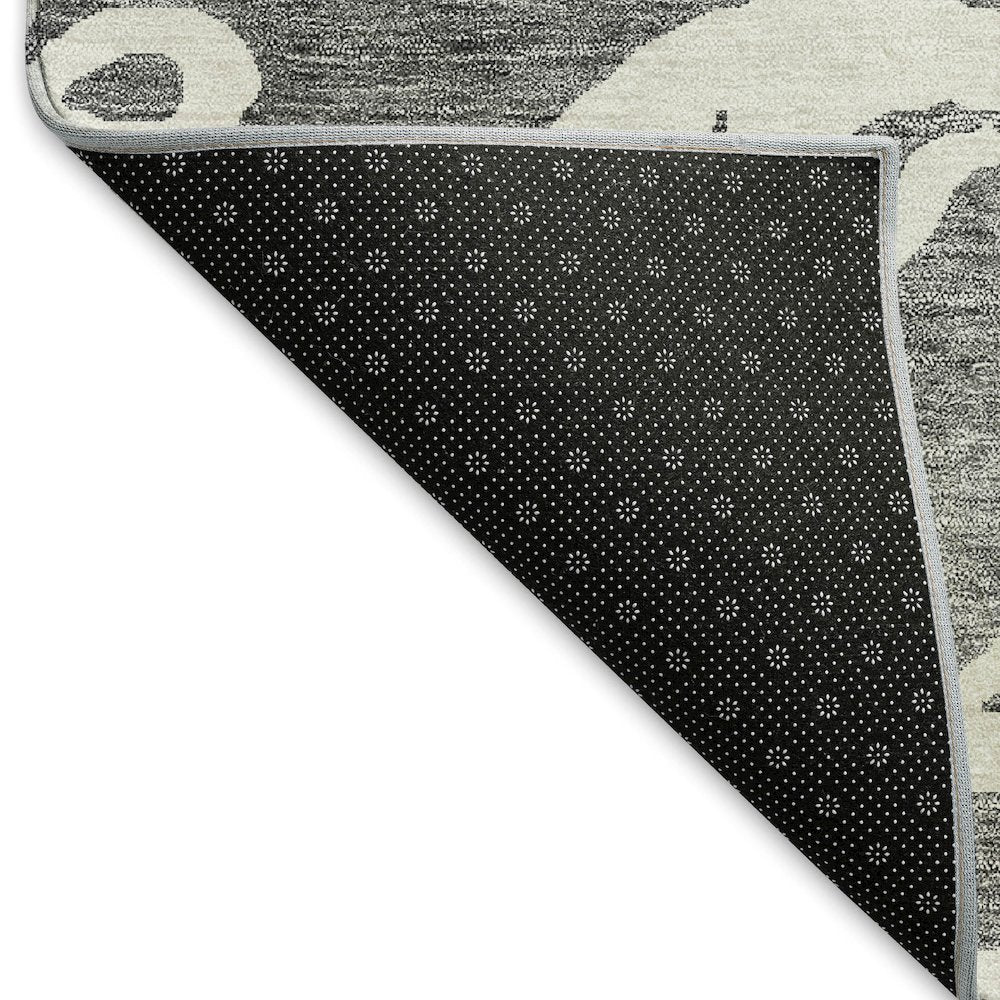 Premium Machine Washable Mayfield AMF973 Gray 8' x 10' Rug