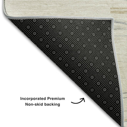 Premium Machine Washable Mayfield AMF996 Linen 8' x 10' Rug