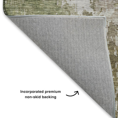 Luxury Washable Indoor/Outdoor Bresca Brown 8' x 10' Rug