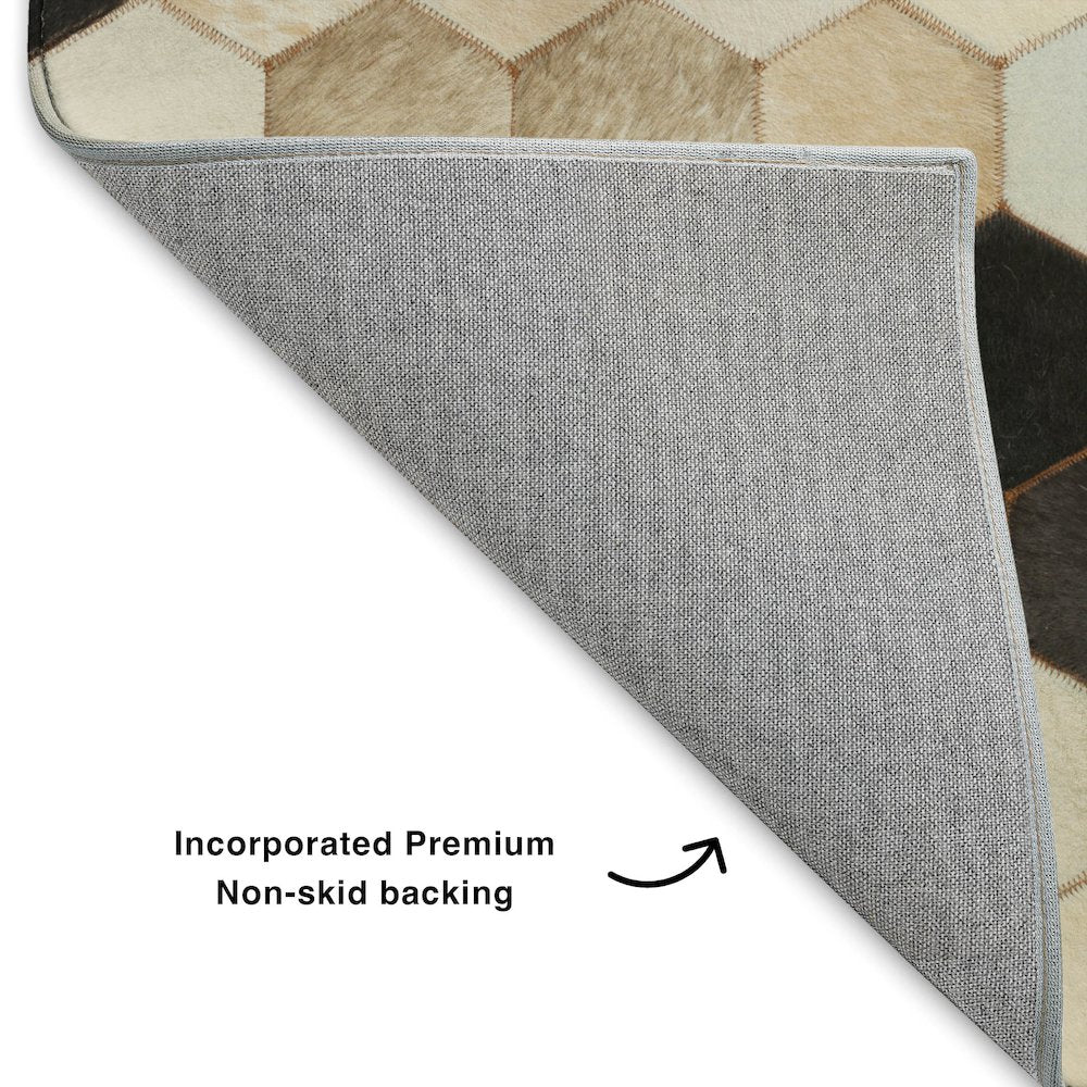 Luxury Washable Indoor/Outdoor Bozeman Dune 8' x 10' Rug