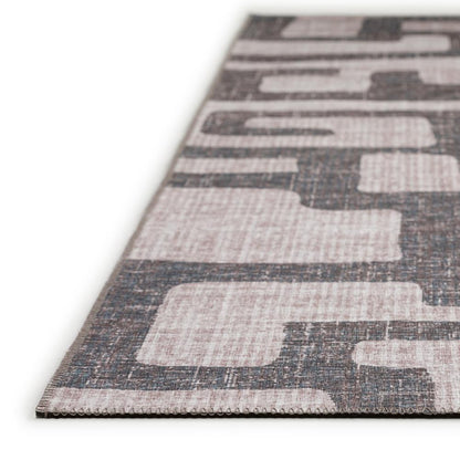 Indoor/Outdoor Sedona SN4 Pebble Washable 3' x 5' Rug