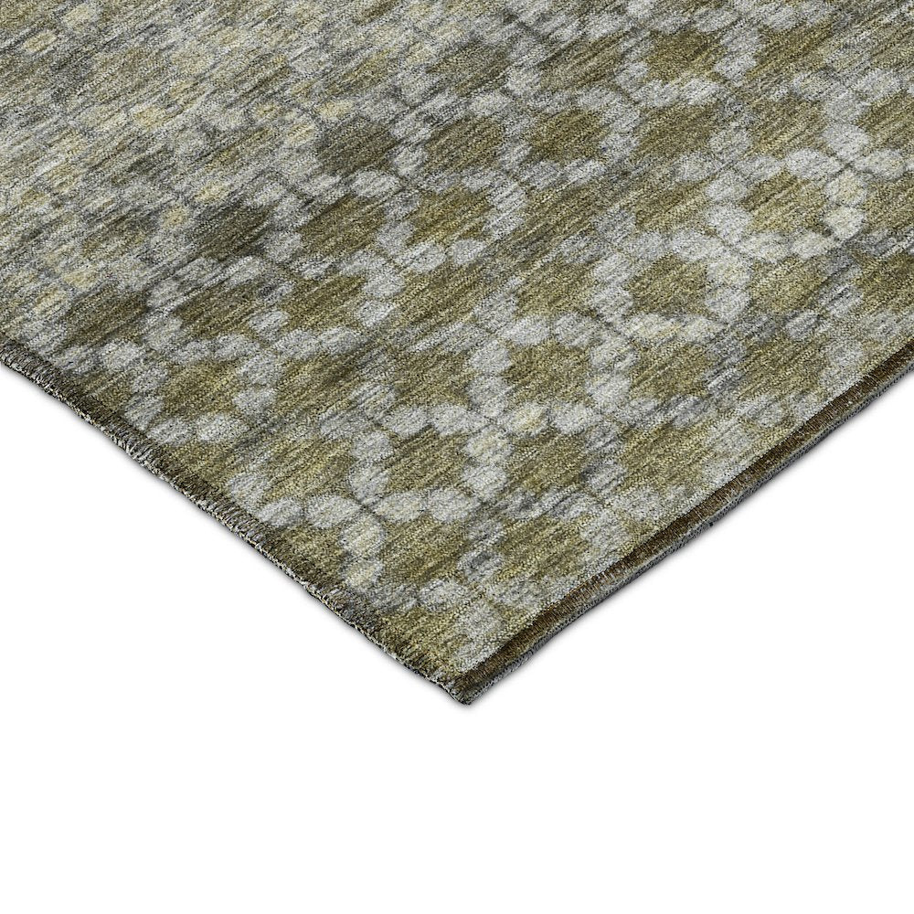 Luxury Washable Indoor/Outdoor Burano Pewter 8' x 10' Rug