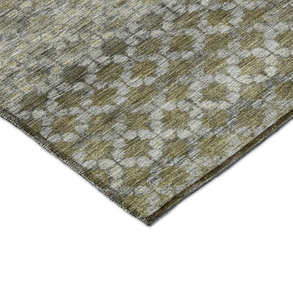 Luxury Washable Indoor/Outdoor Burano Pewter 8' x 10' Rug