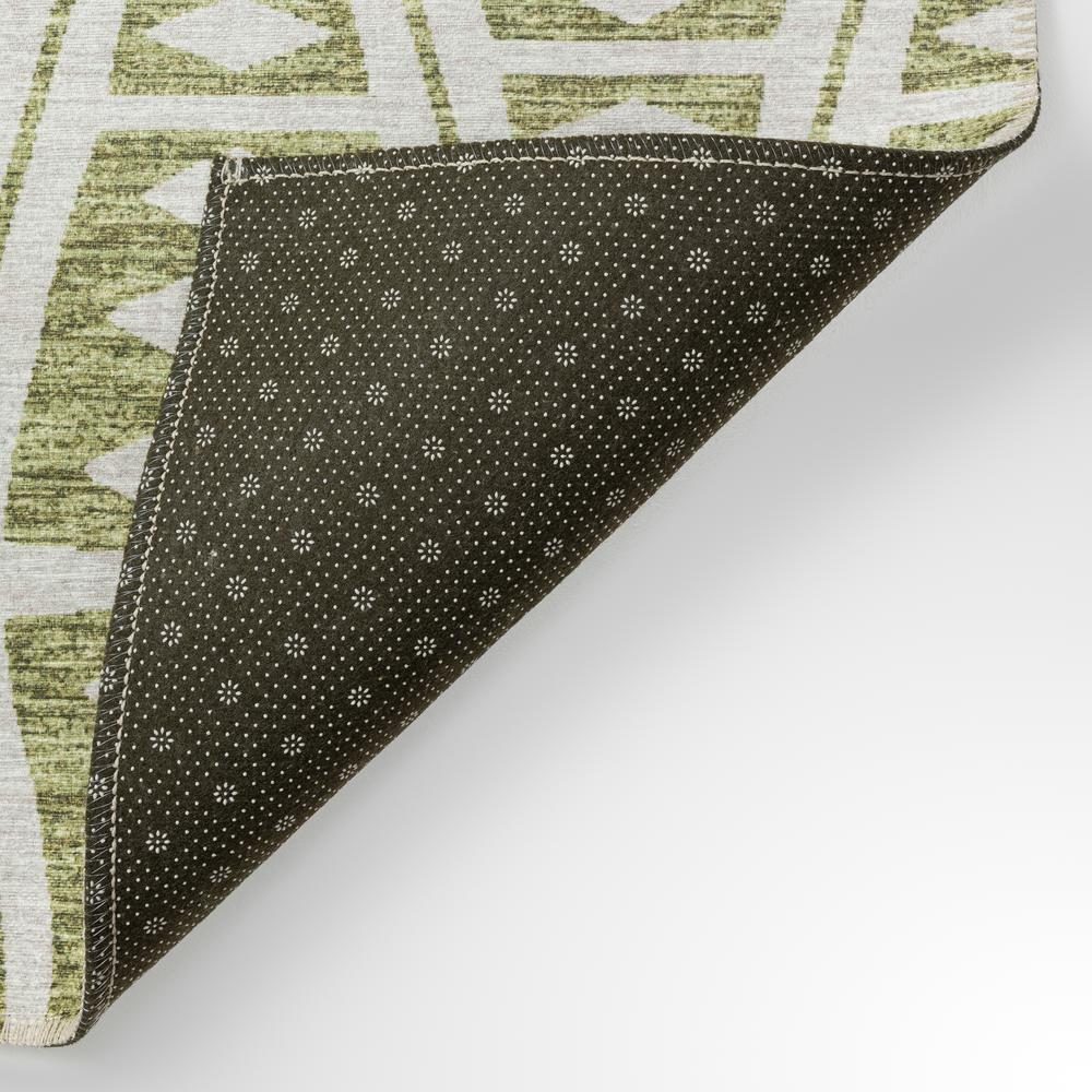Yuma Olive Southwestern Southwest 8' x 8' Area Rug Olive AYU36