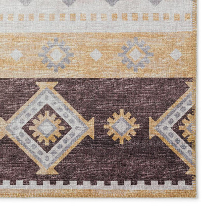 Indoor/Outdoor Sedona SN12 Goldenrod Washable 3' x 5' Rug