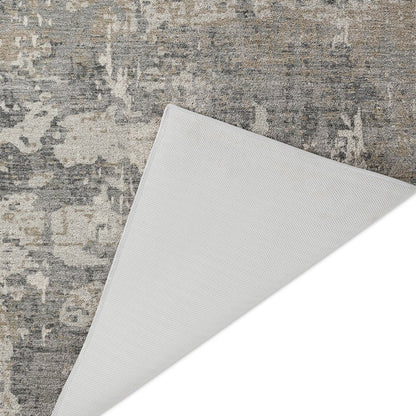 Luxury Washable Indoor/Outdoor Kochi Gray 8' x 10' Rug