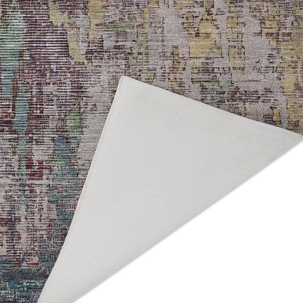 Luxury Washable Indoor/Outdoor Kochi Plum 8' x 10' Rug