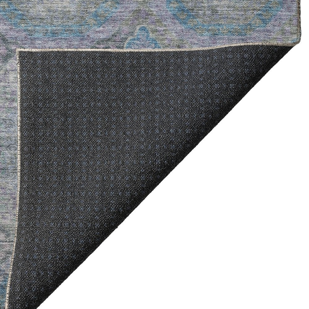 Indoor/Outdoor Karaj Blue 8' x 10' Rug