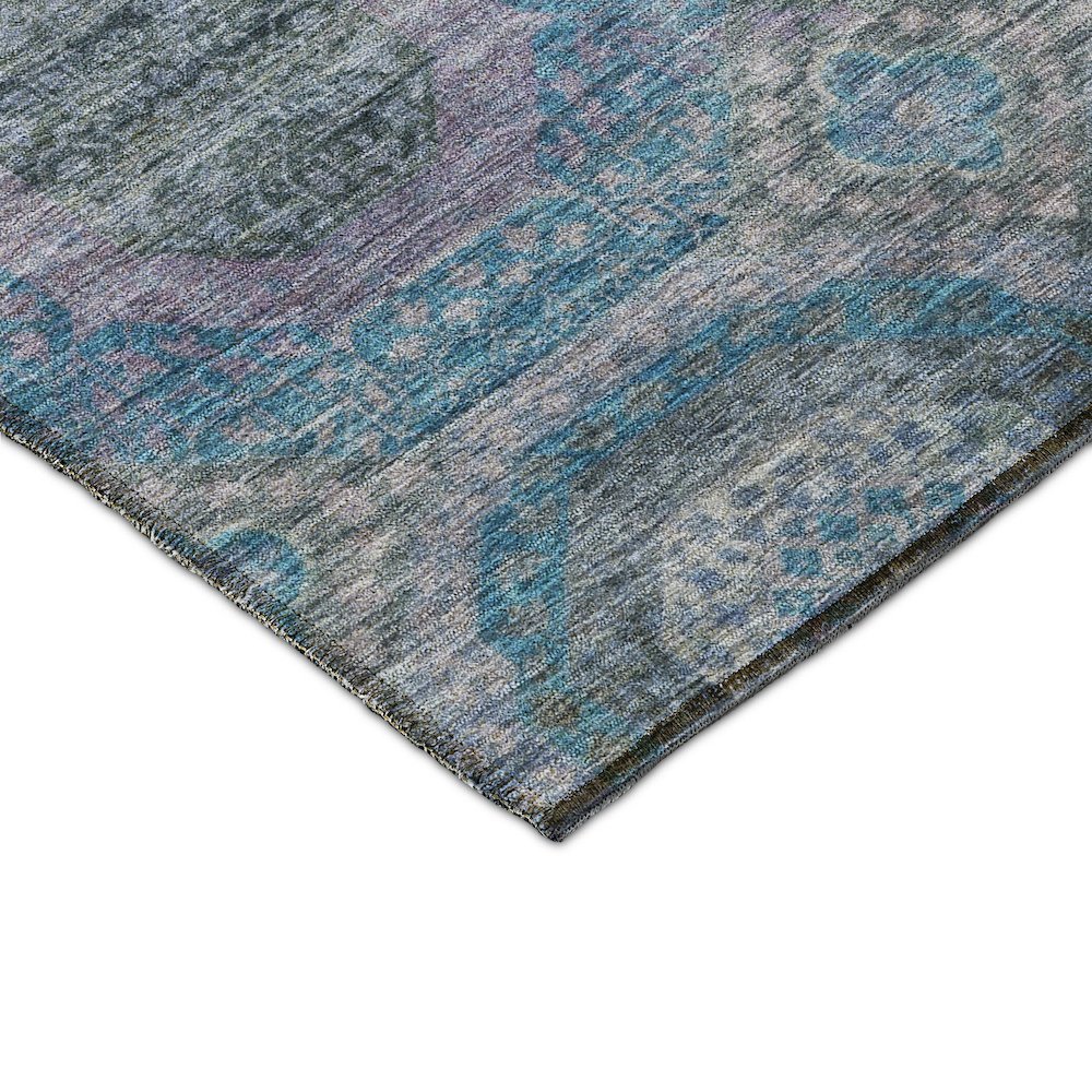 Indoor/Outdoor Karaj Blue 8' x 10' Rug